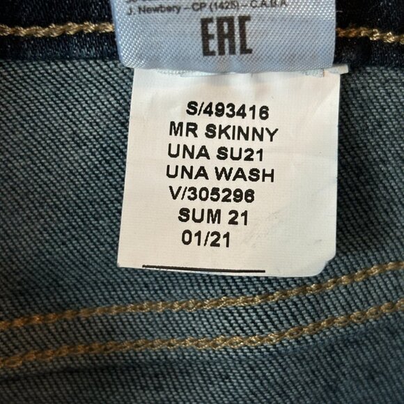 BANANA Republic Women's Premium Denim Mid-Rise Skinny Jeans Size 28 - Picture 10 of 11